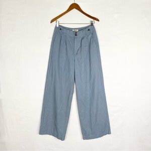 Madewell The Harlow Wide Leg Pant Size 2 Stonewash Blue Relaxed Fit